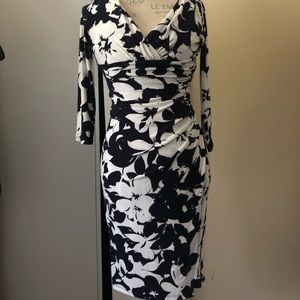Ralph Lauren Petite Floral Fitted Dress